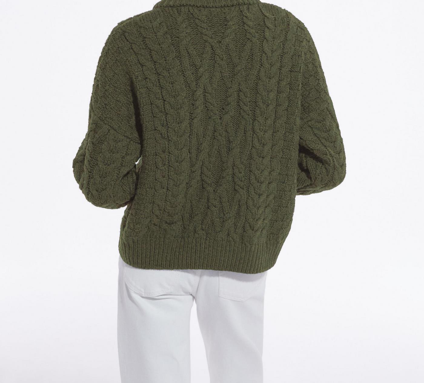 The Kooples - Pull Col Rond En Laine Torsade - Femme