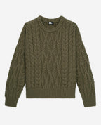 The Kooples - Pull Col Rond En Laine Torsade - Femme