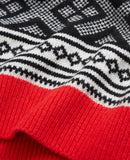 Pull En Laine - Ecru Et Noir - Femme
