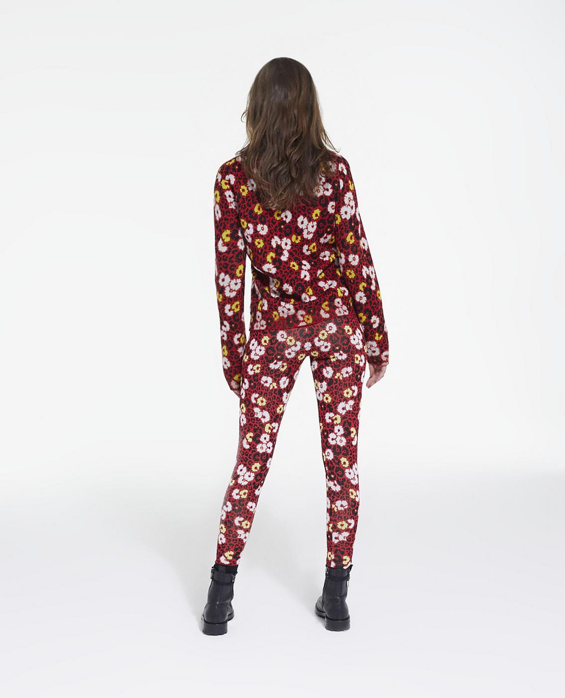The Kooples - Pull En Laine - Rouge Et Noir - Femme