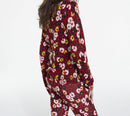 Pull En Laine - Rouge Et Noir - Femme