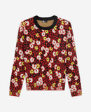 Pull En Laine - Rouge Et Noir - Femme