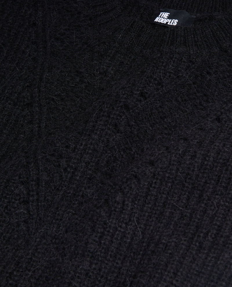 Jersey De Lana Y Alpaca - Negro - Mujer