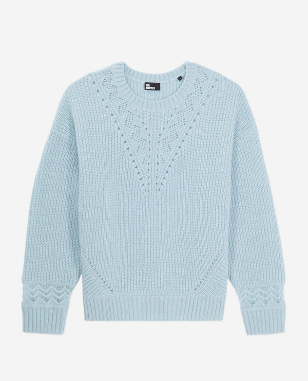The Kooples - Wool And Alpaca Sweater - Blue - Women