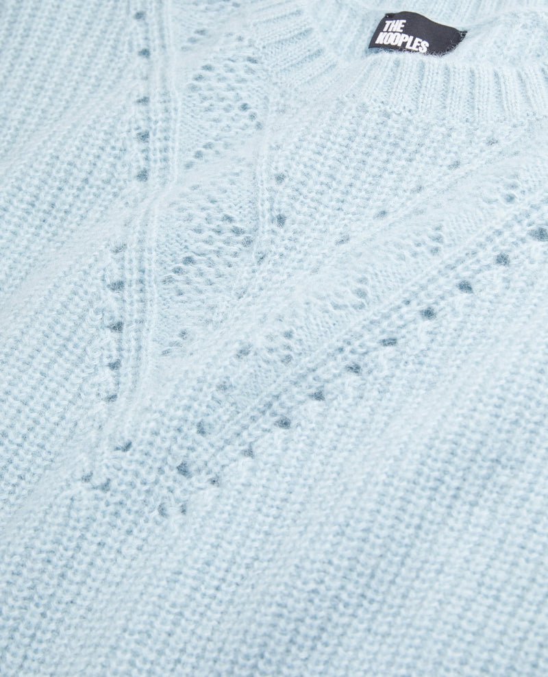 The Kooples - Jersey Lana Y Alpaca - Azul - Mujer