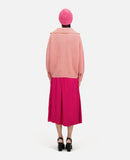 Pull En Laine Et Alpaga - Rose - Femme