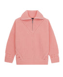 Pull En Laine Et Alpaga - Rose - Femme