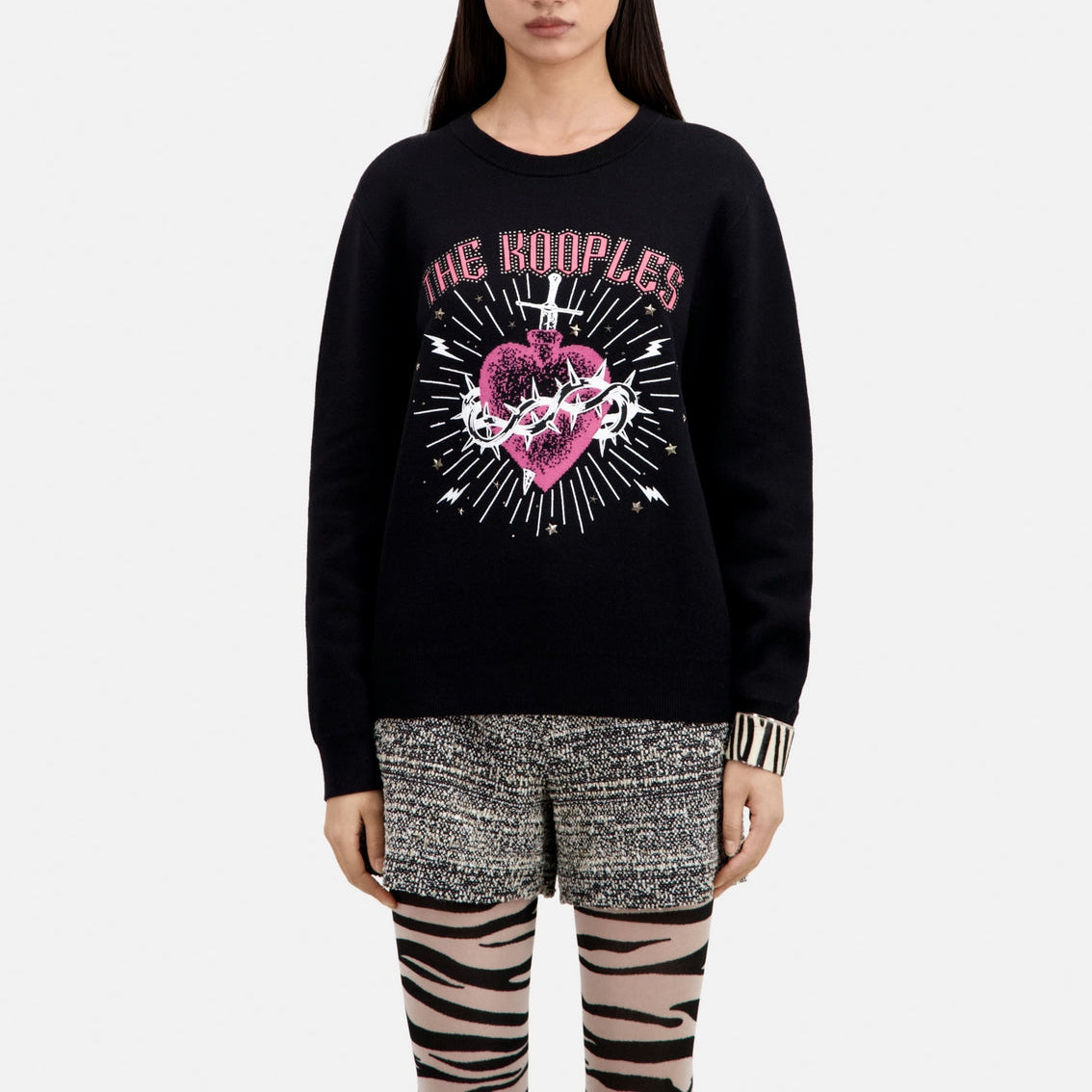 The Kooples - Wool Jumper - Black - Women