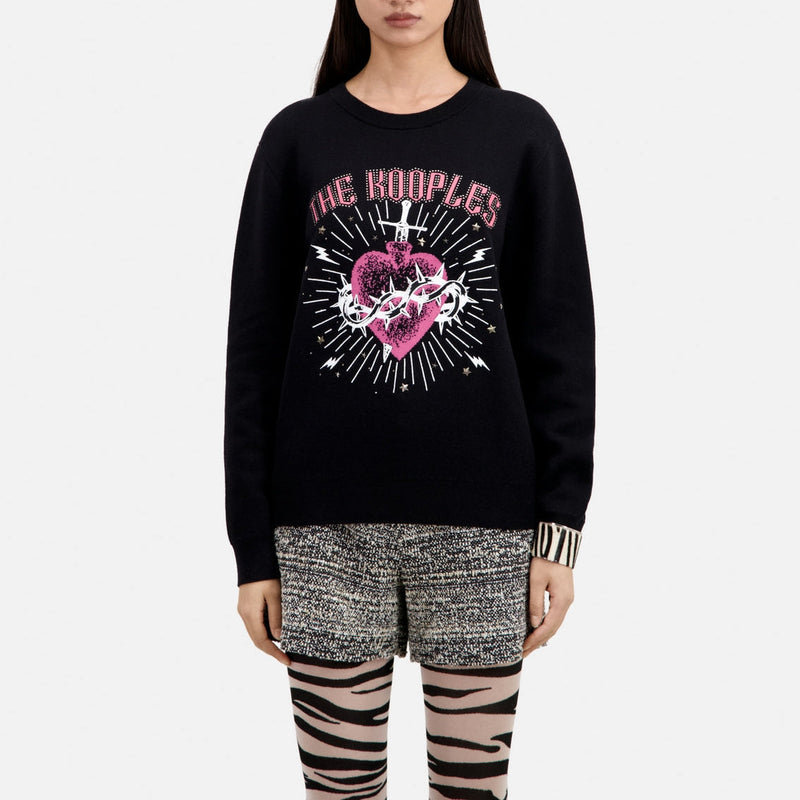Jersey de lana - Negro - Mujer