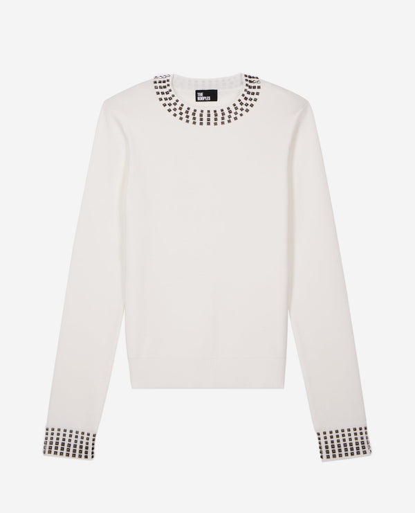 The Kooples - Jersey Con Detalle De Tachuelas