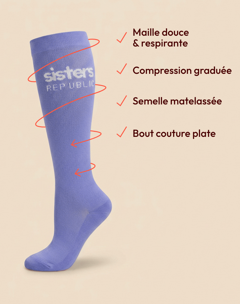 Chaussettes Techniques À Maintien Optimal (1 Paire)- Beige