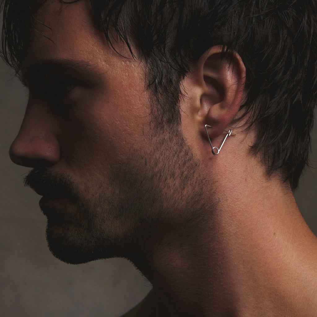 Boucle d'Oreille Homme Eddy Individuelle — cadeau idéal personnalisable
