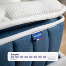 Le Matelas hybride luxe Victoria - mémoire de forme offre un soutien plutôt très ferme