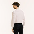 Chemise En Twill Double Retors Blanche