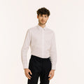 Chemise En Twill Double Retors Blanche