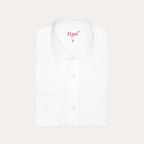 Chemise En Twill Double Retors Blanche