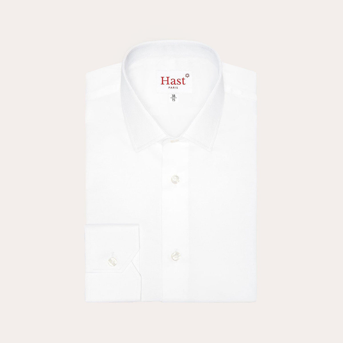 Chemise En Twill Double Retors Blanche