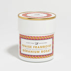 Gepersonaliseerde Geschenkset "Pour Ma Maman Chérie" - Aardbei Framboos Geranium (Pot + Doosje)
