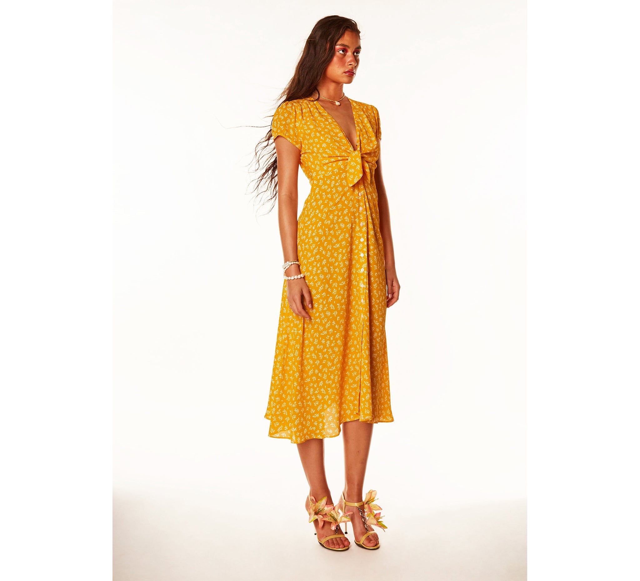 Orange Francoise Skirt