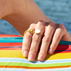 Bague Freya Nacre Blanche