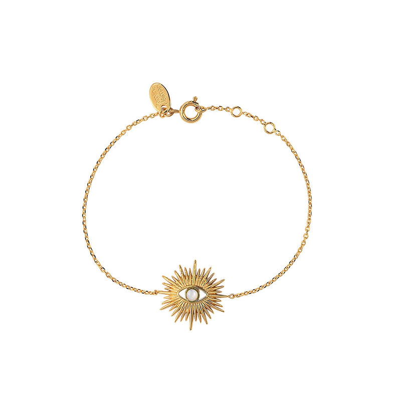 Bracelet Doré Freya Nacre Blanche