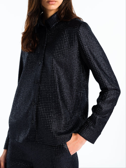 Chemise Freya - Shiny Navy