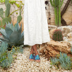 Sandalias Frida - Sirena Azul