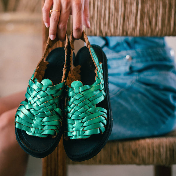 Sandales Frida - Vert Emeraude