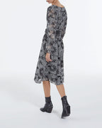 Bandana Print Long Dress - Women