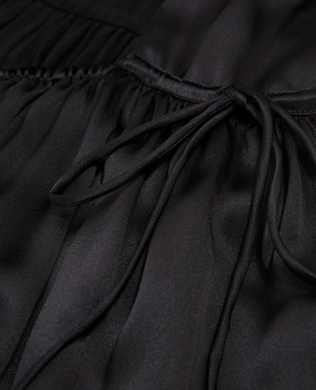 The Kooples - Long Black Silk Dress With Thin Straps - Women