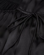 The Kooples - Long Black Silk Dress With Thin Straps - Women