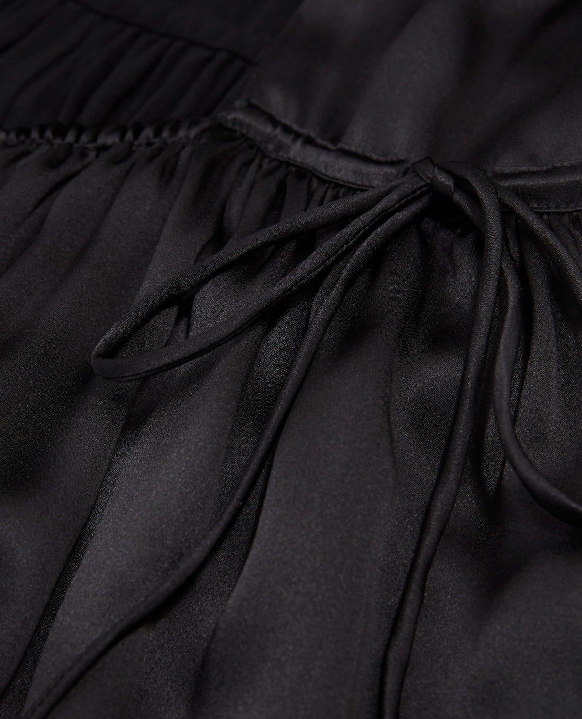 The Kooples - Long Black Silk Dress With Thin Straps - Women