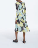 Vestido largo ligero estampado con estampado floral - Mujer
