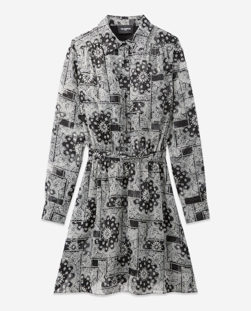 Bandana Print Short Dress - Women
