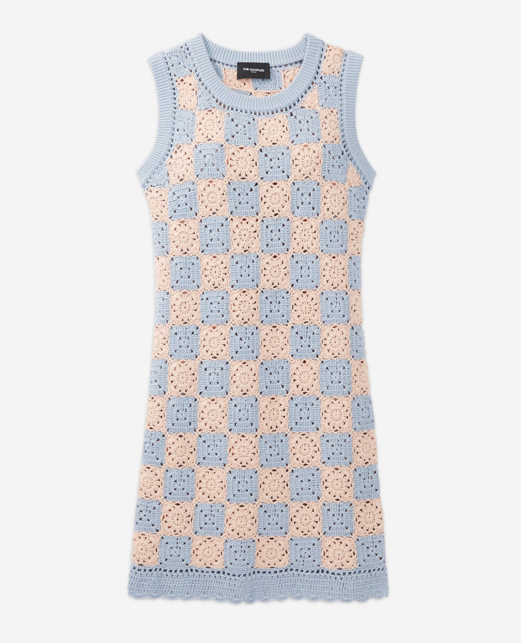 The Kooples - Multicolor Short Sleeveless Cotton Dress - Multicolor - Women