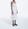 The Kooples - Vestido Largo De Encaje Blanco Sin Mangas - Mujer