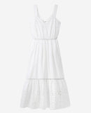 The Kooples - Robe Dentelle Blanche Longue Sans Manches - Femme