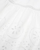 The Kooples - Robe Dentelle Blanche Longue Sans Manches - Femme