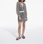 Dress - Black-Ecru - Women
