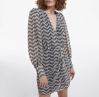 Dress - Black-Ecru - Women