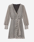 Vestido - Negro-Crudo - Mujer