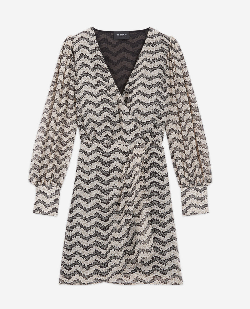 Vestido - Negro-Crudo - Mujer