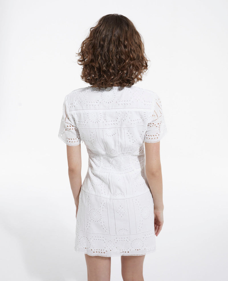 Robe - Blanc - Femme