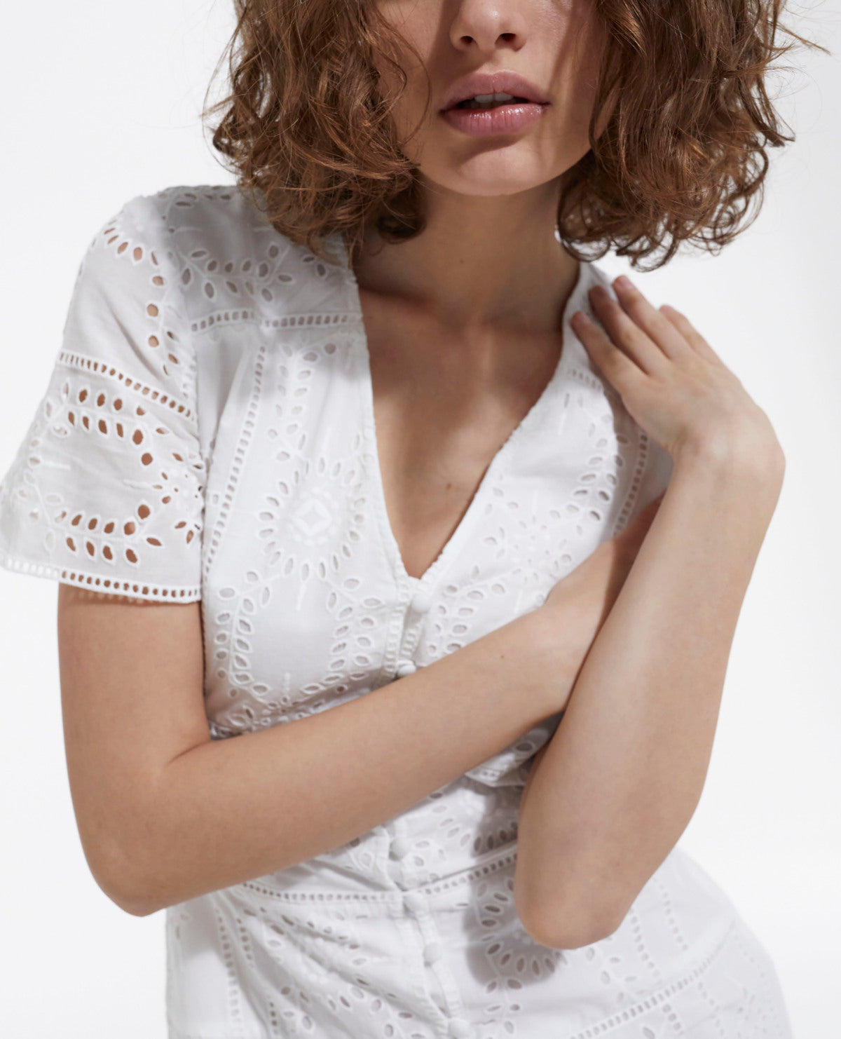 Vestido - Blanco - Mujer