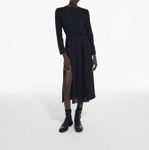 The Kooples - Robe Midi - Noir - Femme