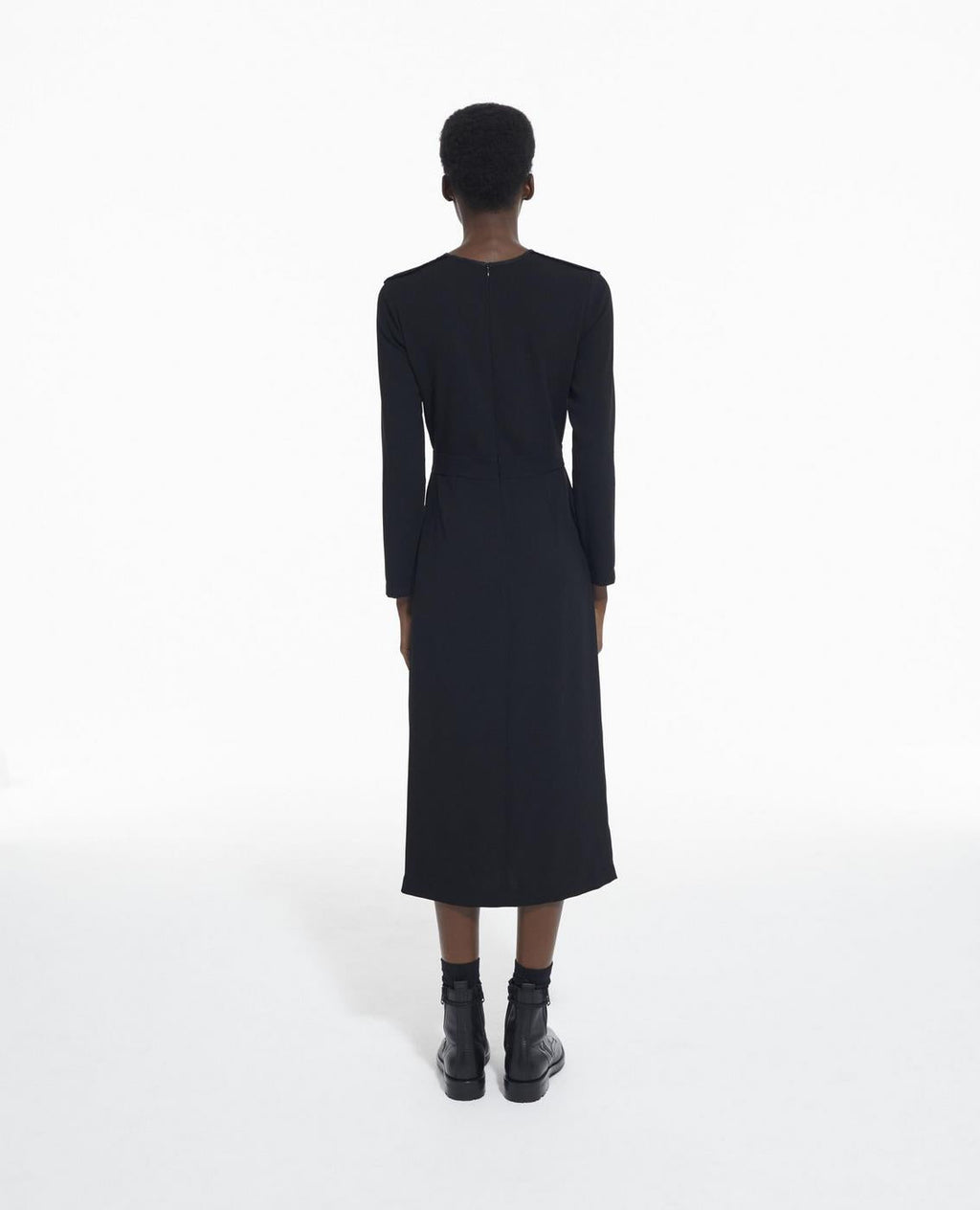 Midi Dress - Black - Women