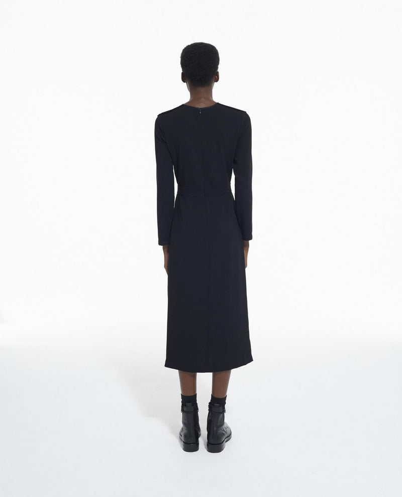 Robe Midi - Noir - Femme