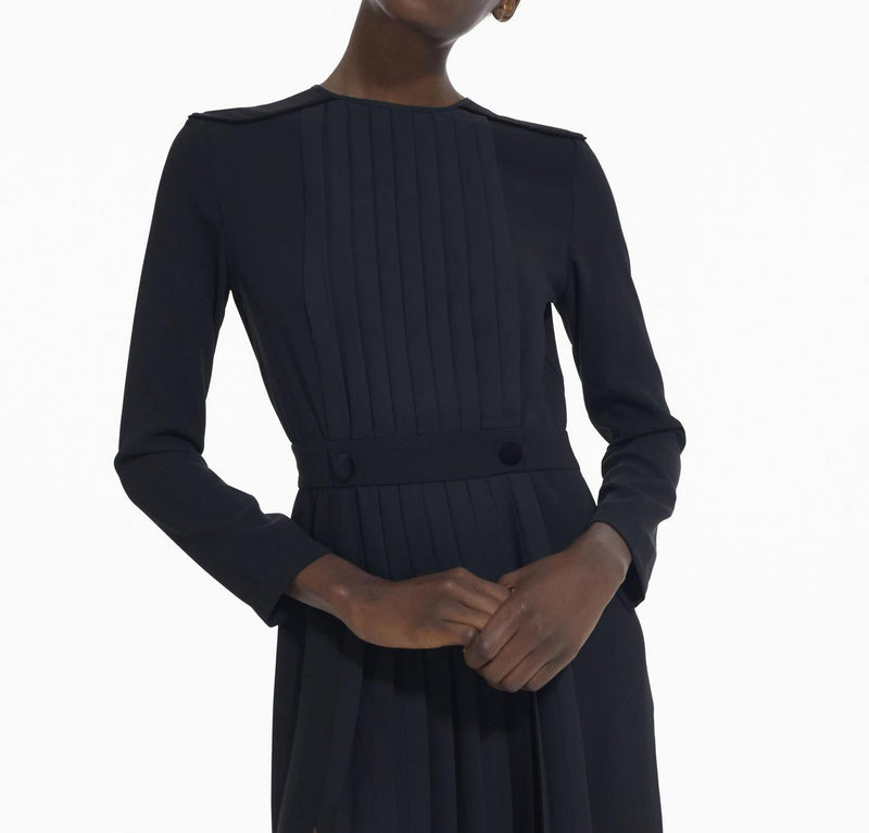 Robe Midi - Noir - Femme