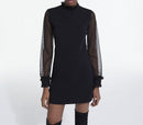 Robe Courte Detail Col - Femme