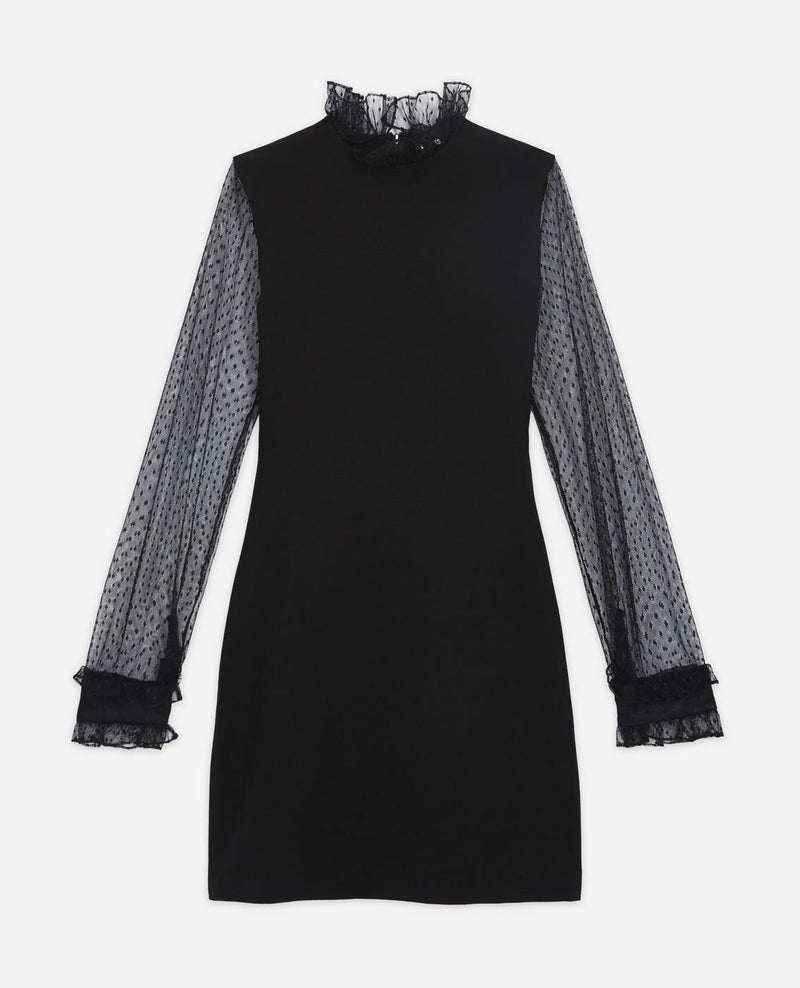 The Kooples - Robe Courte Detail Col - Femme